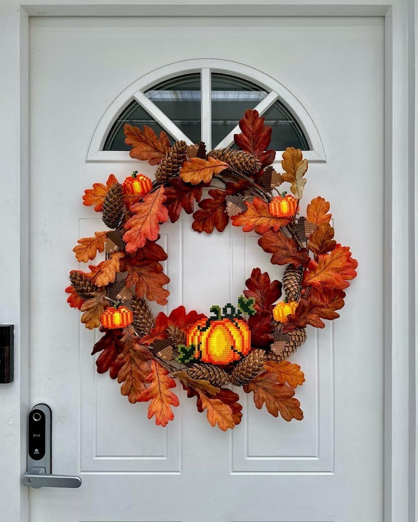 perleplate-halloween-krans perleplate-halloween-krans